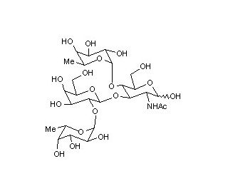 Lewis-b tetrasaccharide (CAS 80081-06-7) - chemical structure image