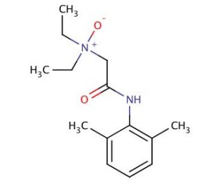 Lidocaine N-Oxide - chemical structure image