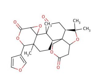 Limonin (CAS 1180-71-8) - chemical structure image