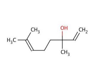Linalool (CAS 78-70-6) - chemical structure image