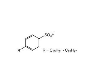 Linear alkylbenzenesulfonic acid (CAS 68584-22-5) - chemical structure image