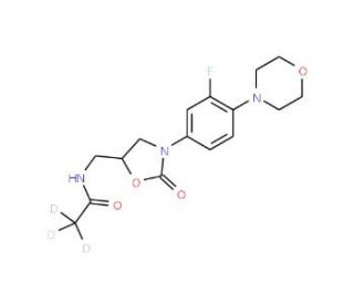 Linezolid-d3 (CAS 1127120-38-0) - chemical structure image