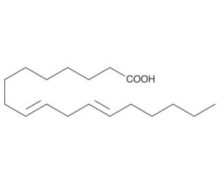Linoelaidic Acid (CAS 506-21-8) - chemical structure image