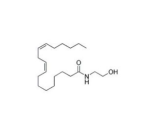 Linoleylethanolamide (CAS 68171-52-8) - chemical structure image