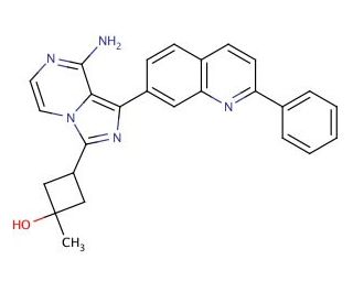 Linsitinib (CAS 867160-71-2) - chemical structure image