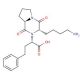 Lisinopril (8R,S)-Diketopiperazine (Mixture of Diastereomers) (CAS 219677-82-4) - chemical structure image