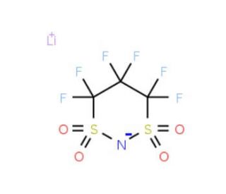 Lithium 1,1,2,2,3,3-Hexafluoropropane-1,3-disulfonimide (CAS 189217-62-7) - chemical structure image