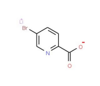 Lithium 5-bromopyridine-2-carboxylate (CAS 909711-99-5) - chemical structure image