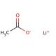 Lithium acetate 的分子结构, CAS编号: 546-89-4 Lithium acetate (CAS 546-89-4) - chemical structure image
