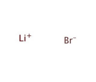 Lithium bromide (CAS 7550-35-8) - chemical structure image