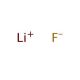 Lithium fluoride (CAS 7789-24-4) - chemical structure image