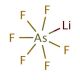 Lithium hexafluoroarsenate(V) (CAS 29935-35-1) - chemical structure image