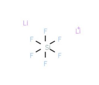 Lithium hexafluorosilicate (CAS 17347-95-4) - chemical structure image