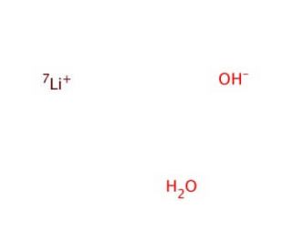 Lithium hydroxide monohydrate (CAS 1310-66-3) - chemical structure image