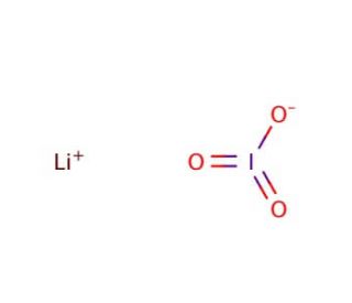 Lithium iodate (CAS 13765-03-2) - chemical structure image