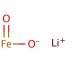 Lithium iron(III) oxide (CAS 12022-46-7) - chemical structure image