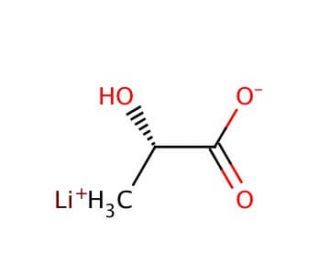 Lithium L-lactate (CAS 27848-80-2) - chemical structure image
