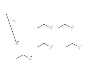 Lithium niobium ethoxide, 5% w/v in ethanol (CAS 86745-52-0) - chemical structure image