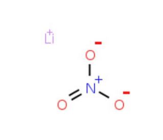 Lithium nitrate (CAS 7790-69-4) - chemical structure image