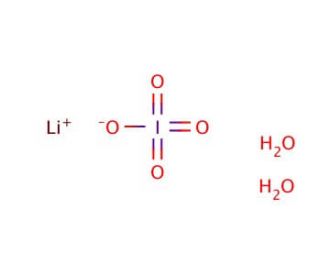 Lithium periodate dihydrate (CAS 307310-74-3) - chemical structure image