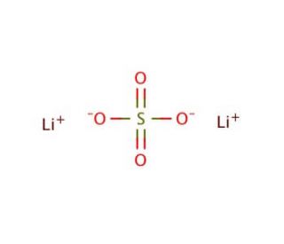 Lithium sulfate (CAS 10377-48-7) - chemical structure image