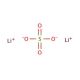 Lithium sulfate (CAS 10377-48-7) - chemical structure image