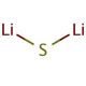 Lithium sulfide (CAS 12136-58-2) - chemical structure image