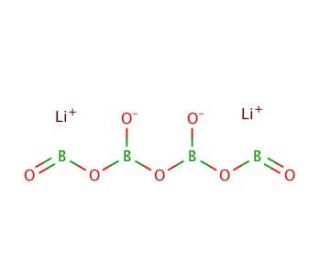 Lithium tetraborate (CAS 12007-60-2) - chemical structure image
