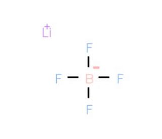 Lithium tetrafluoroborate (CAS 14283-07-9) - chemical structure image