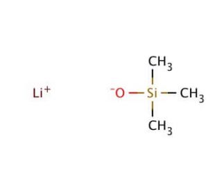Lithium trimethylsilanolate (CAS 2004-14-0) - chemical structure image