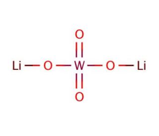 Lithium tungstate (CAS 13568-45-1) - chemical structure image
