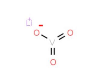 Lithium vanadium oxide (CAS 15060-59-0) - chemical structure image