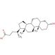 Lithocholic acid (CAS 434-13-9) - chemical structure image