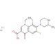 Lomefloxacin, Hydrochloride (CAS 98079-52-8) - chemical structure image