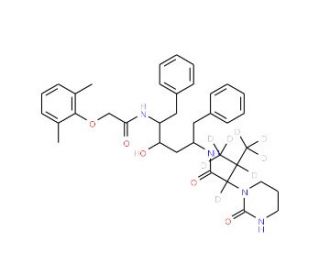 Lopinavir-d8 (CAS 1322625-54-6) - chemical structure image