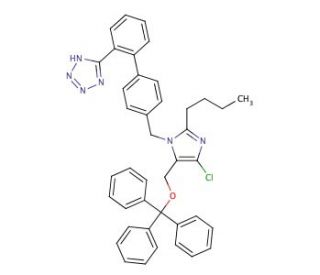 Losartan Trityl Ether (CAS 1006062-28-7) - chemical structure image