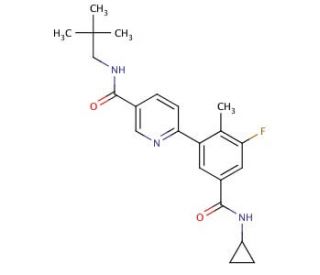 Losmapimod (CAS 585543-15-3) - chemical structure image