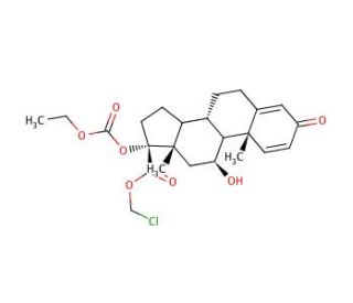 Loteprednol Etabonate (CAS 82034-46-6) - chemical structure image