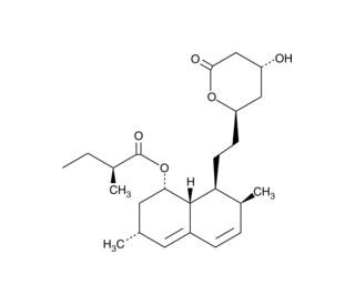 Lovastatin (CAS 75330-75-5) - chemical structure image