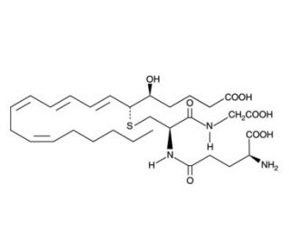 LTC4 (Leukotriene C4) solution - chemical structure image