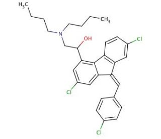 Lumefantrine (CAS 82186-77-4) - chemical structure image