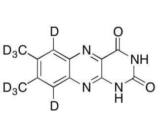 Lumichrome-d8 (CAS 1086-80-2) - chemical structure image