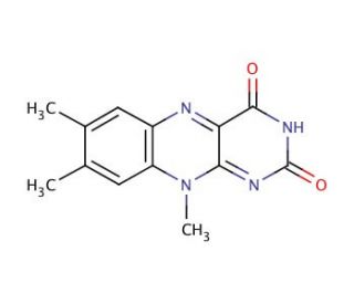 Lumiflavine (CAS 1088-56-8) - chemical structure image