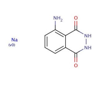 Luminol sodium salt (CAS 20666-12-0) - chemical structure image
