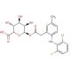 Lumiracoxib Acyl-β-D-glucuronide (CAS 697287-17-5) - chemical structure image