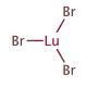 Lutetium(III) bromide (CAS 14456-53-2) - chemical structure image