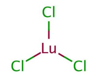 Lutetium(III) chloride (CAS 10099-66-8) - chemical structure image