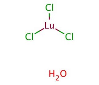Lutetium(III) chloride hexahydrate (CAS 15230-79-2) - chemical structure image
