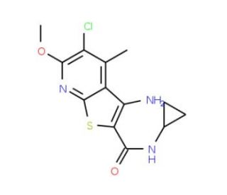 LY2033298 (CAS 886047-13-8) - chemical structure image