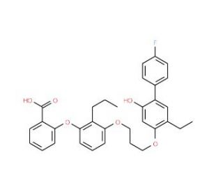 LY293111 (CAS 161172-51-6) - chemical structure image